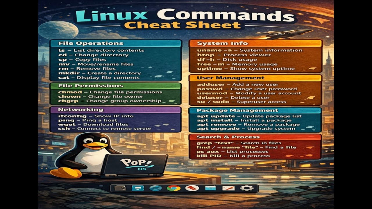 Midterm - Full Linux Command with POP_OS