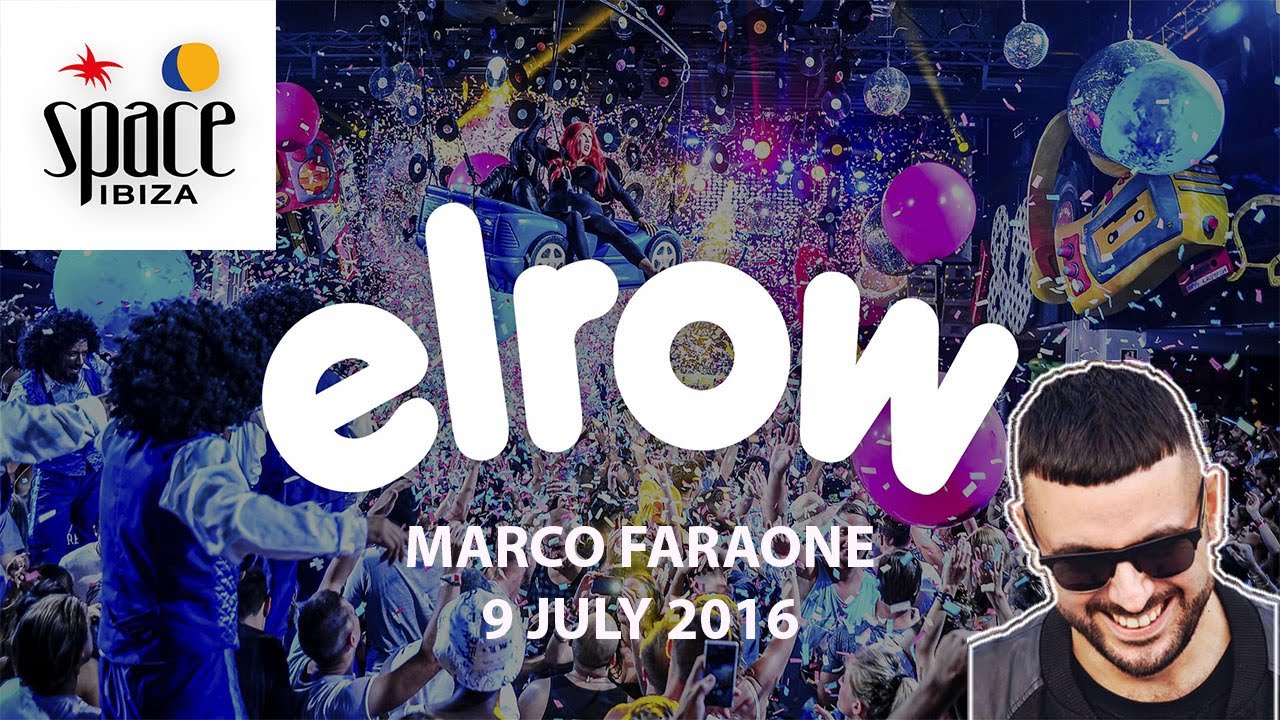 El Row at Space Ibiza - Marco Faraone 09 Julio 2016