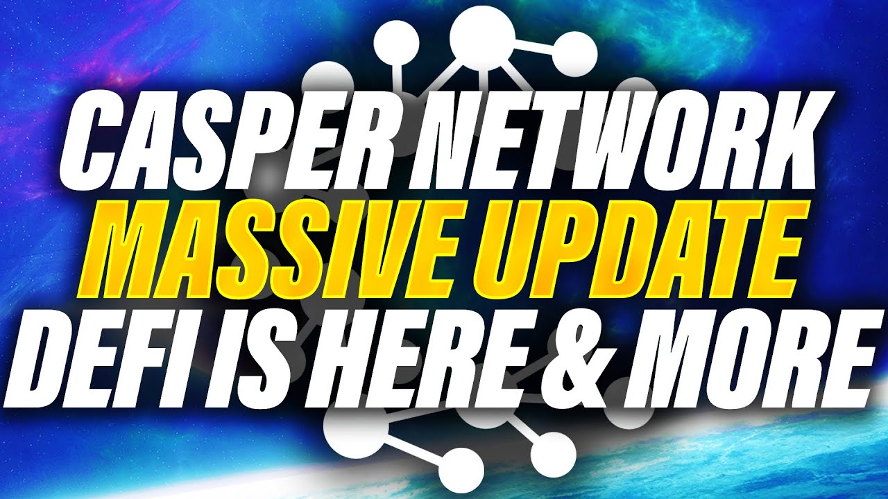 CASPER NETWORK CSPR THIS IS LIKE BUYING...🤯DEFI IS FINALLY HERE!💥CASPER NETWORK NEWS TODAY