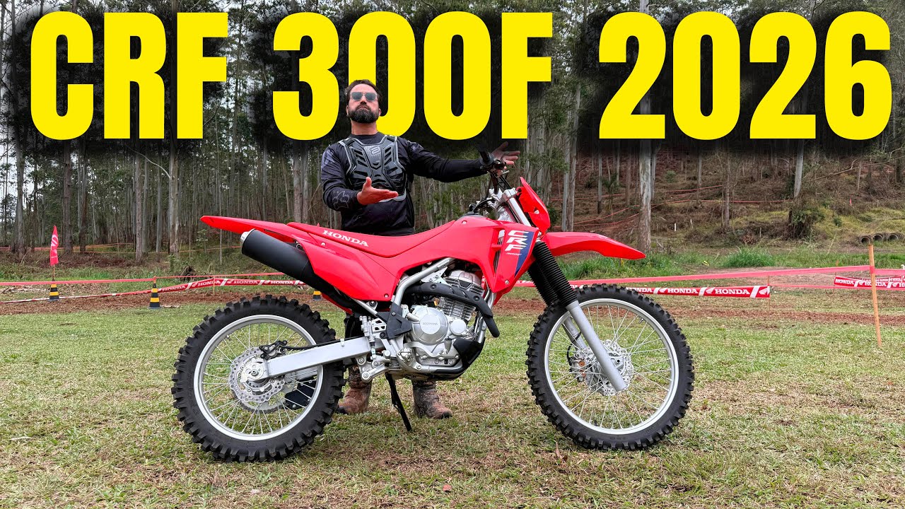 HONDA CRF 300F 2026: ANDA BEM COM O NOVO MOTOR?