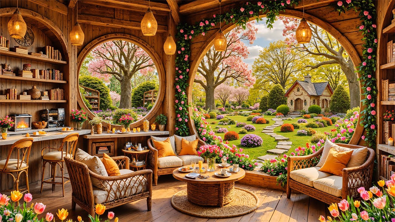Gentle Spring Jazz Music | Melodious Jazz Music for Studying & Working | Springtime Atmosphere