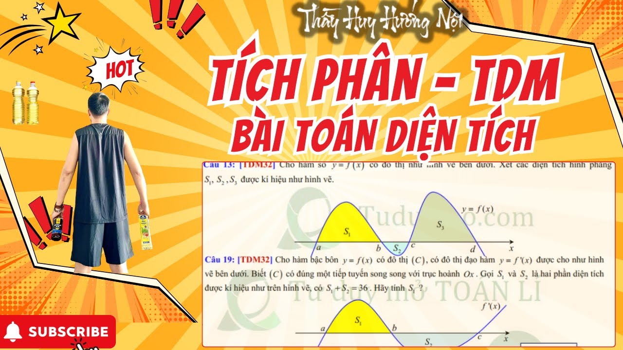 ỨNG DỤNG TÍCH PHÂN - BÀI TOÁN DIỆN TÍCH HÌNH PHẲNG SIÊU HAY