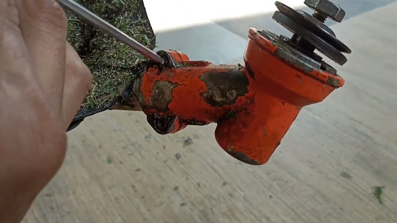 tutorial cara membuat bor listrik jadi alat potong rumput