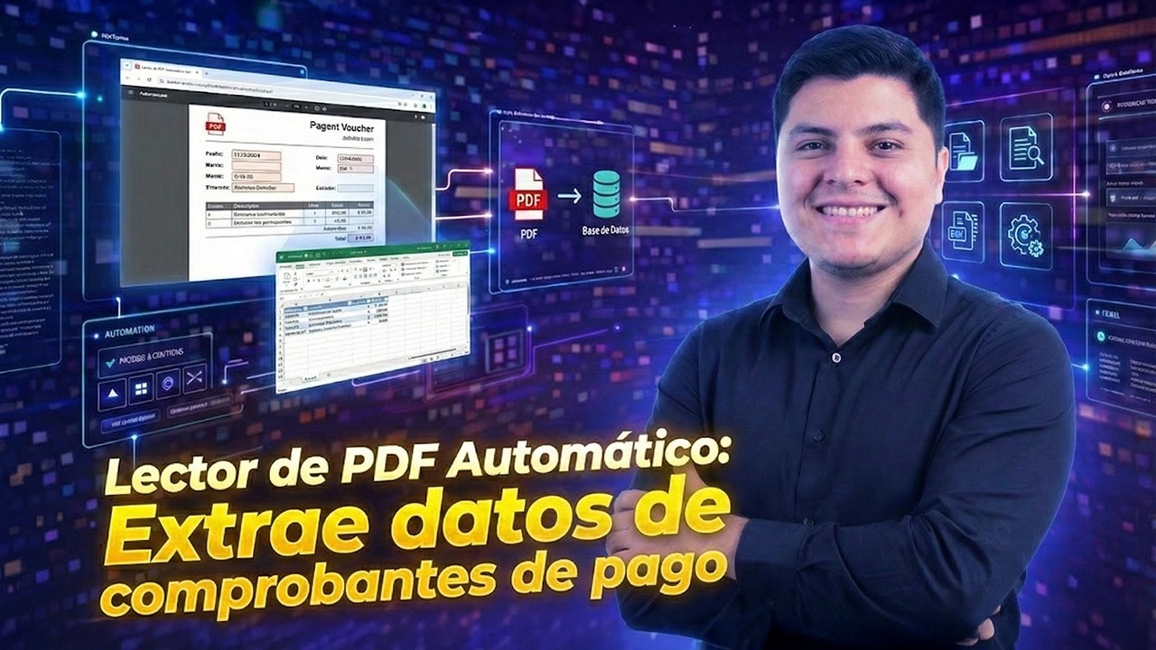 🚨LEE PDF AUTOMÁTICO con n8n: Extrae datos de comprobantes en 3 min ⚡