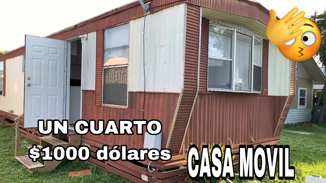 ❓❓Increíble los precios de renta en Florida usa CASA MÓVIL O TRAILA A $1000 dólares por mes1 cuarto