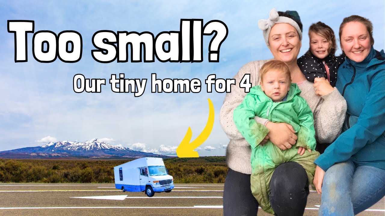 Selfbuild camper bus conversion for a family of 4 | mid build bus tour