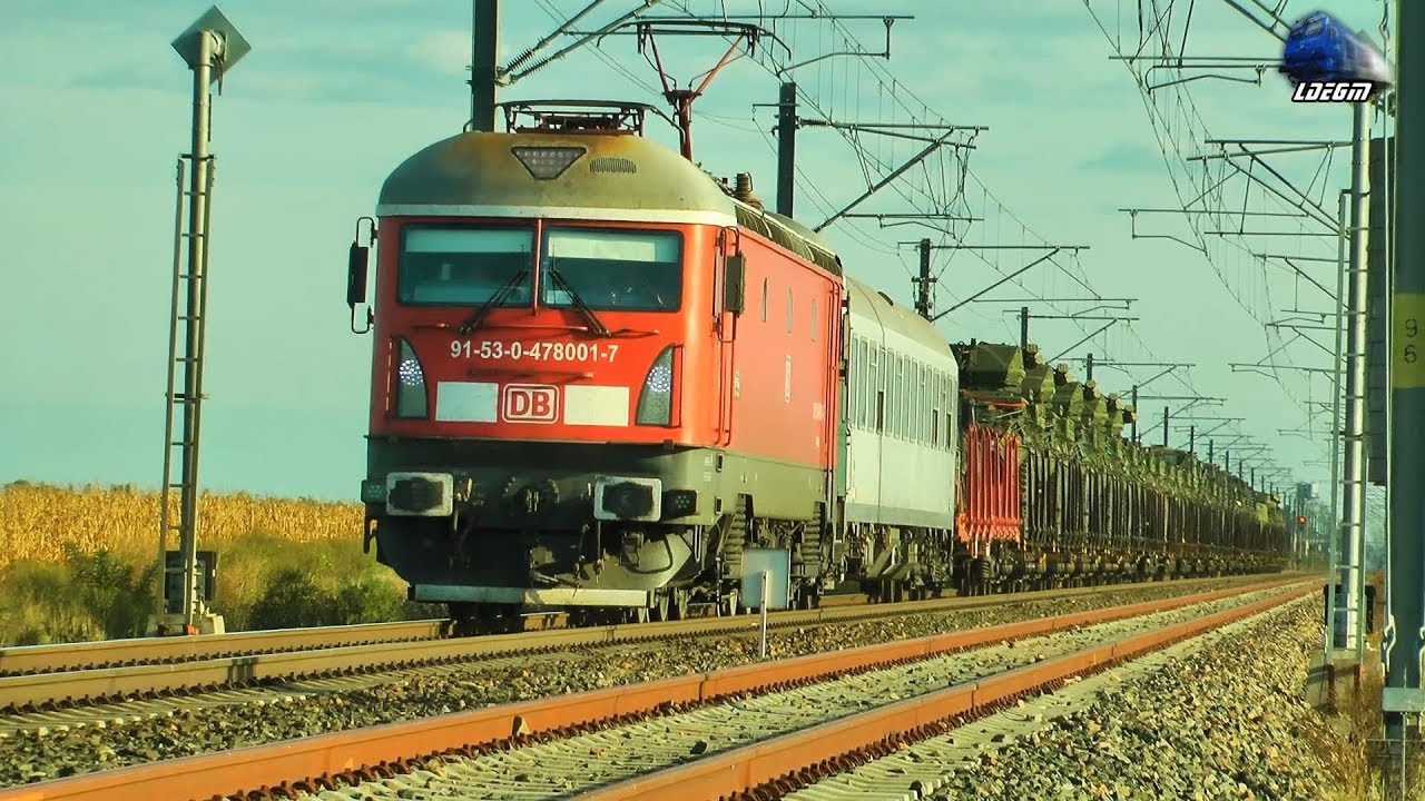 Phoenix 478 001-7 & Tren Militar DB Cargo Military Train/Militärzug in Curtici - 19 September 2019