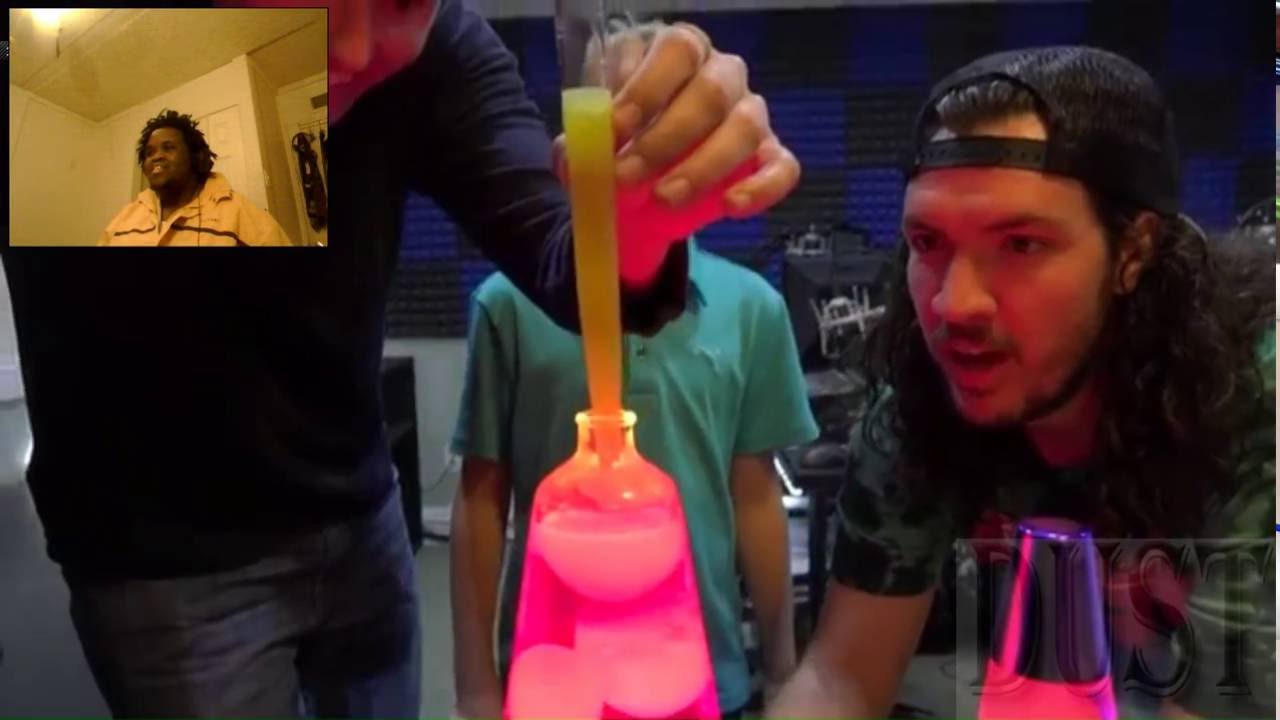 DustDaRapper React: What's inside a Lava Lamp?