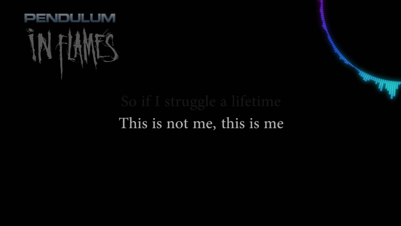 Pendulum (feat. Anders Frid&eacute;n) - Self vs. Self  [Lyrics in Video]