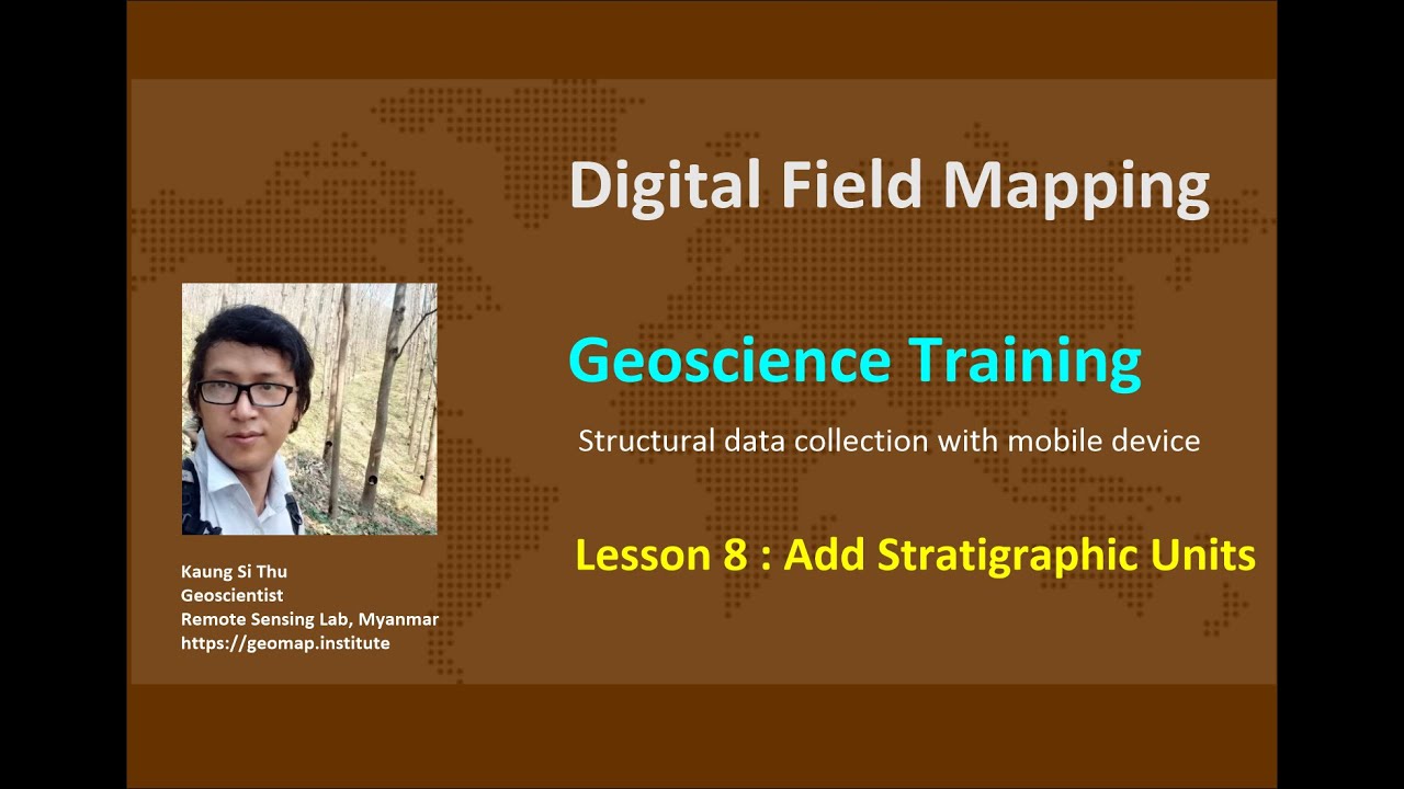 Digital Field Mapping - Lesson 8 - Add Stratigraphic Units