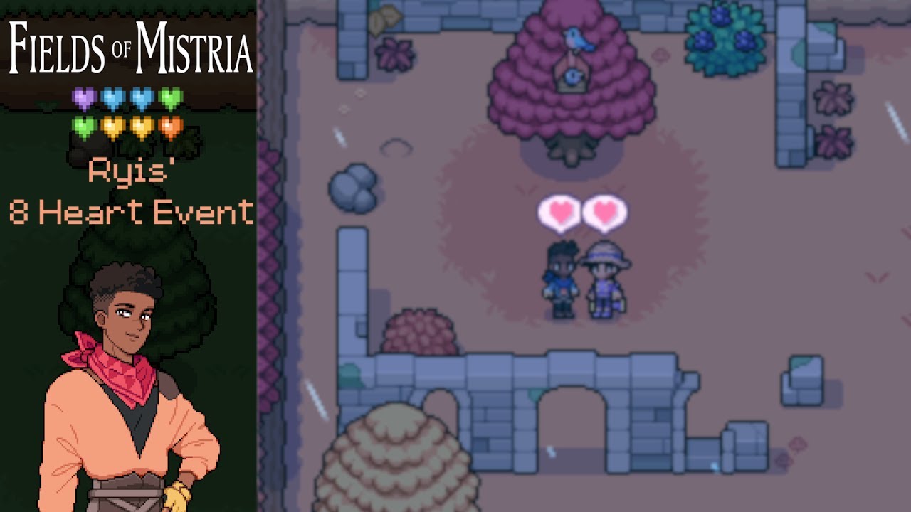 Fields of Mistria: Ryis' 8 Heart Event (Dating Route)