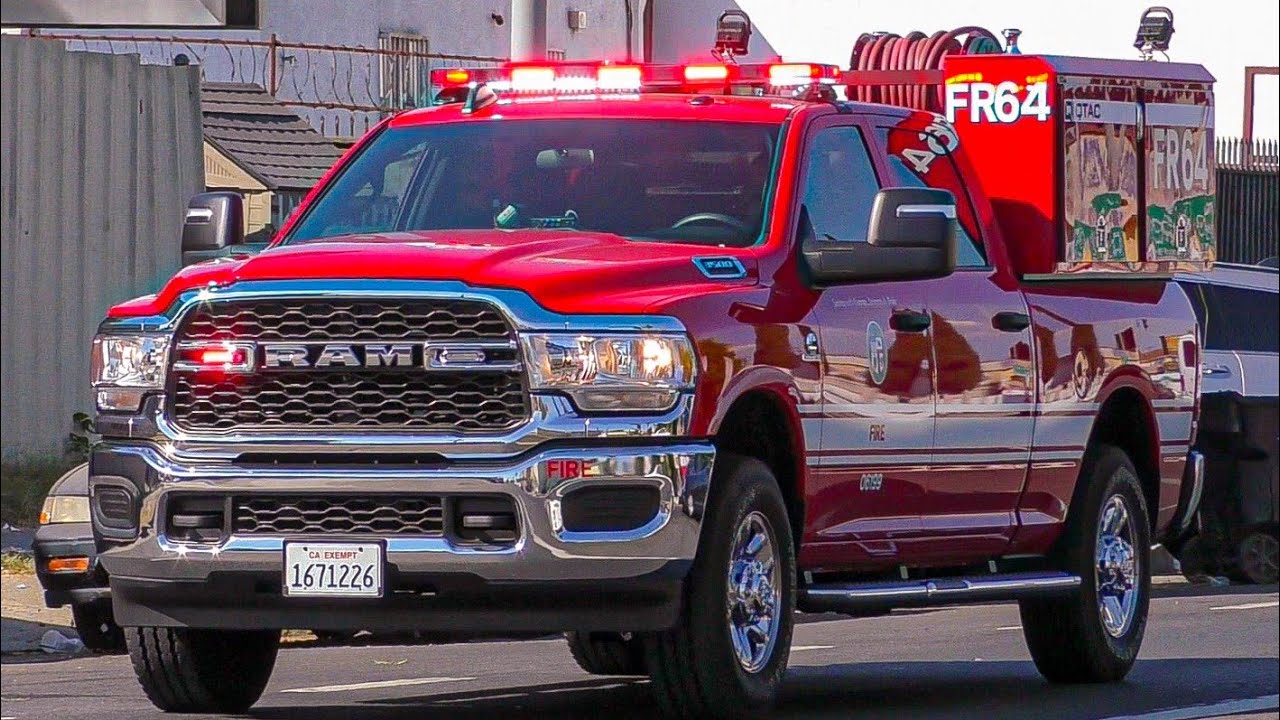 LAFD *BRAND NEW* Fast Response 64, Light Force 20, & Engine 38 Responding