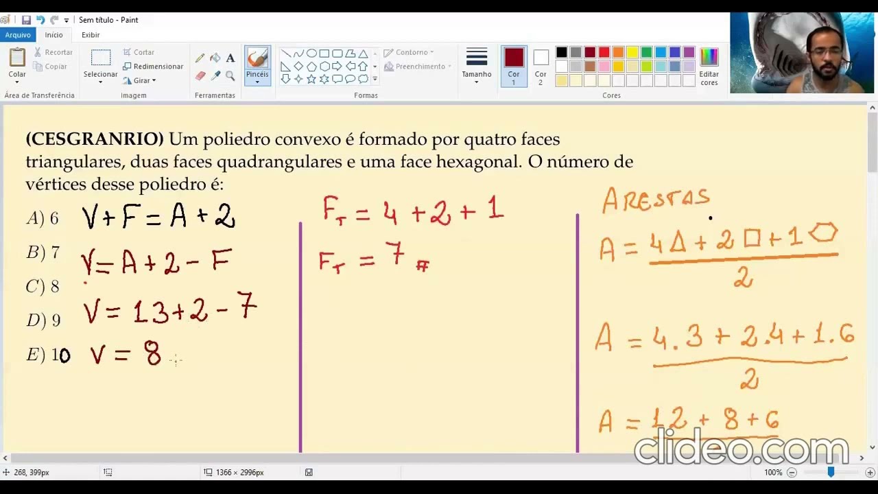 Relação de Euler: Exercícios Resolvidos e Explicados 📚#RelaçãoDeEuler #ExercíciosResolvidos
