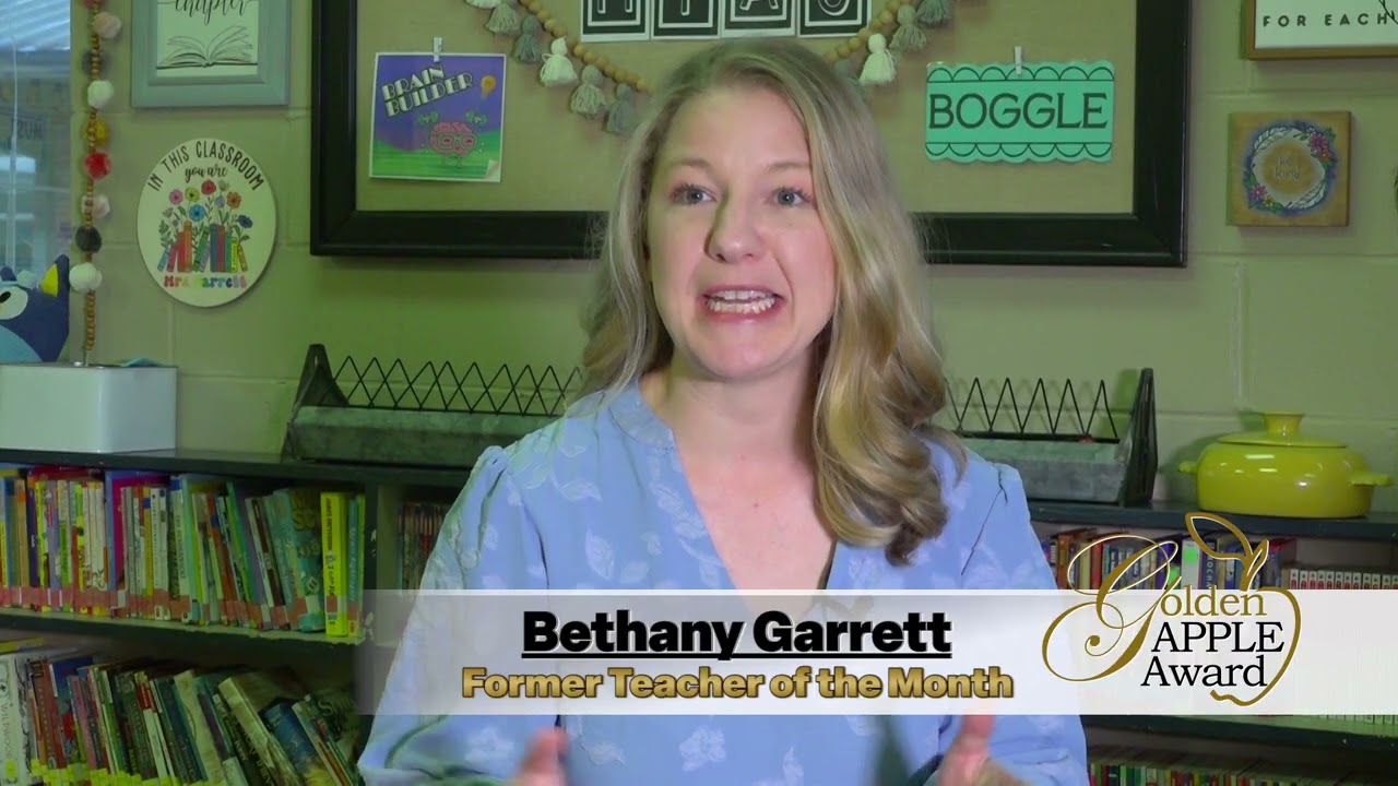 Golden Apple Teacher Testimonials - Bethany Garrett