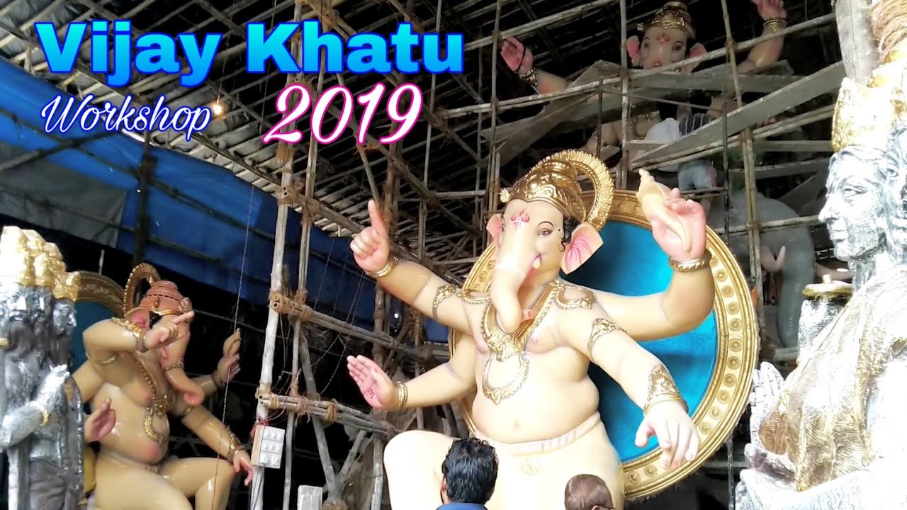Tallest Ganapati Mumbai | Vijay R Khatu Workshop 2019 | Chinchpokli | Studio Vijay R Khatu [2]