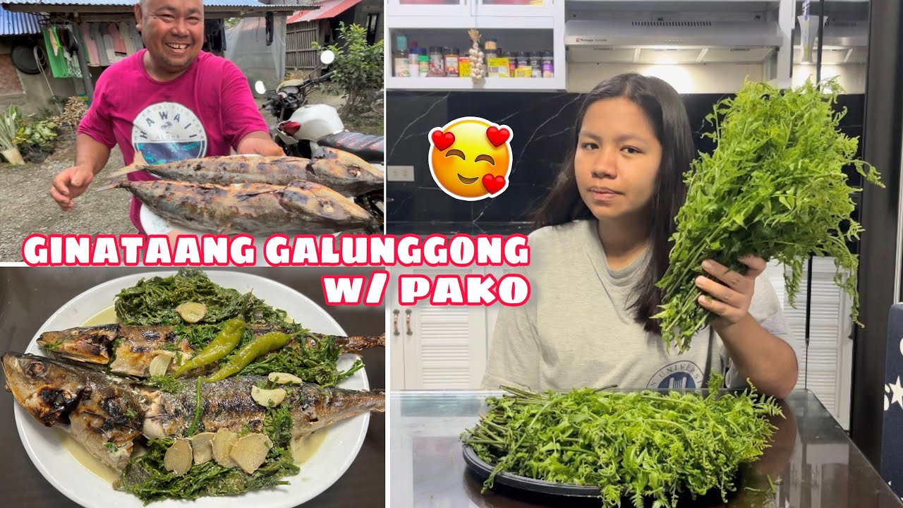 GINATAANG GALUNGGONG WITH PAKO | ADOBONG MANOK PAMPULUTAN