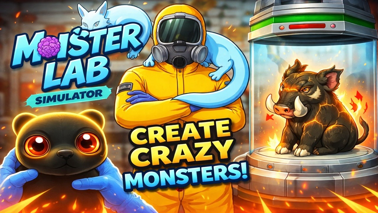 I Became a MAD SCIENTIST and Made THOUSANDS Breeding Monsters In Monster Lab Simulator