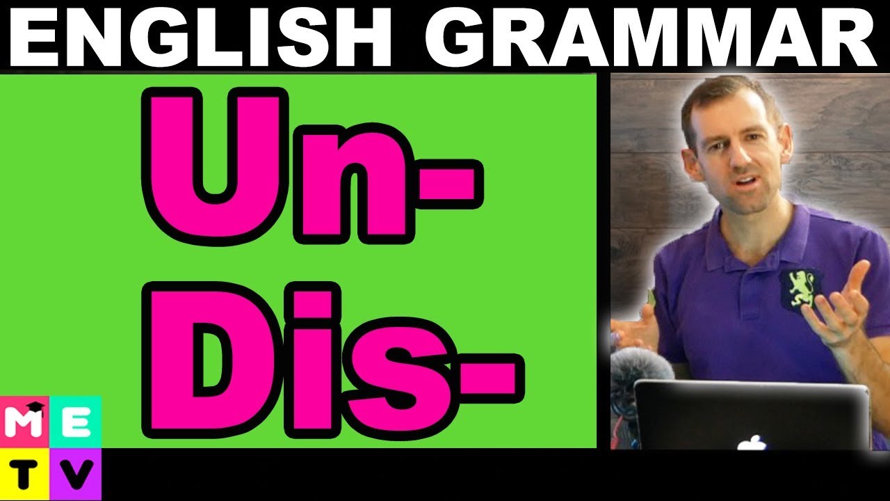 English Negative Forms | Un-, De-, Dis-, Mis-