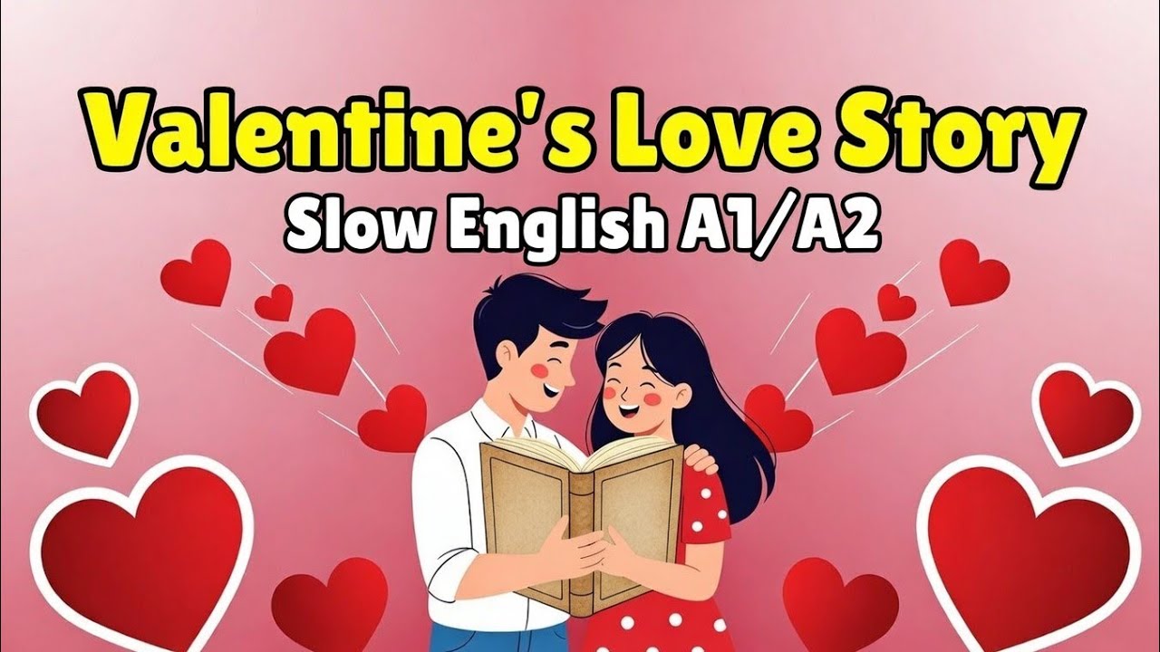 Learn English Slowly | A Valentine's Day Love Story #VPH