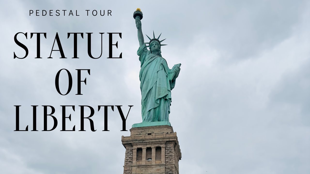 How to see the NYC Statue of Liberty ( Pedestal Tour and Ellis Island) (4K)