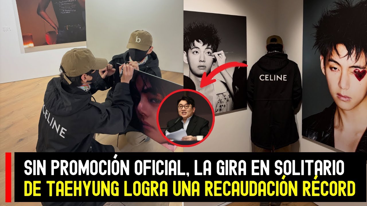 ¡HYBE en shock! La gira en solitario de Taehyung recaudó 4.597.714,70 USD sin promoción oficial. #V