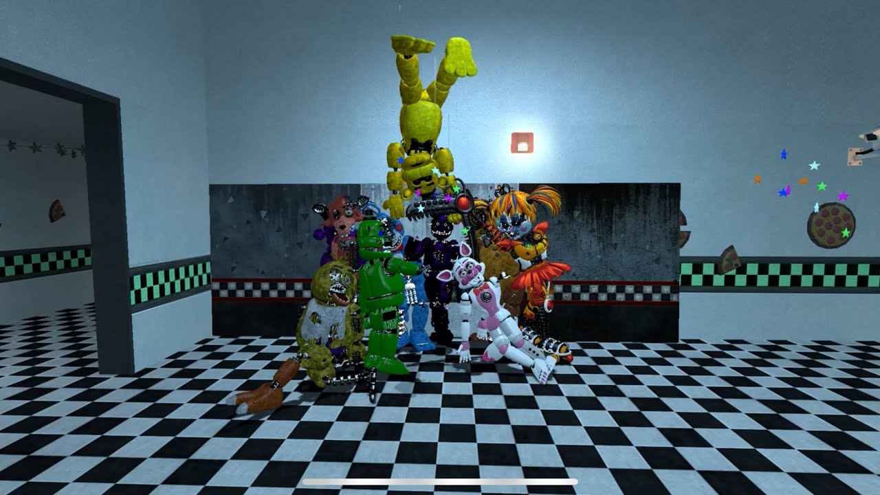 Gmod Fnaf the final episode the final battle