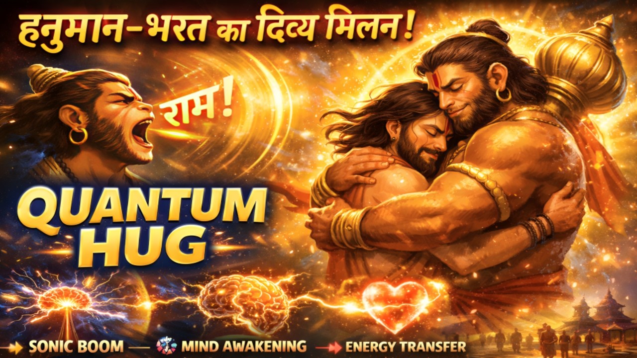 14 साल का विरह खत्म! हनुमान और भरत का दिव्य मिलन | The Quantum Hug Explained