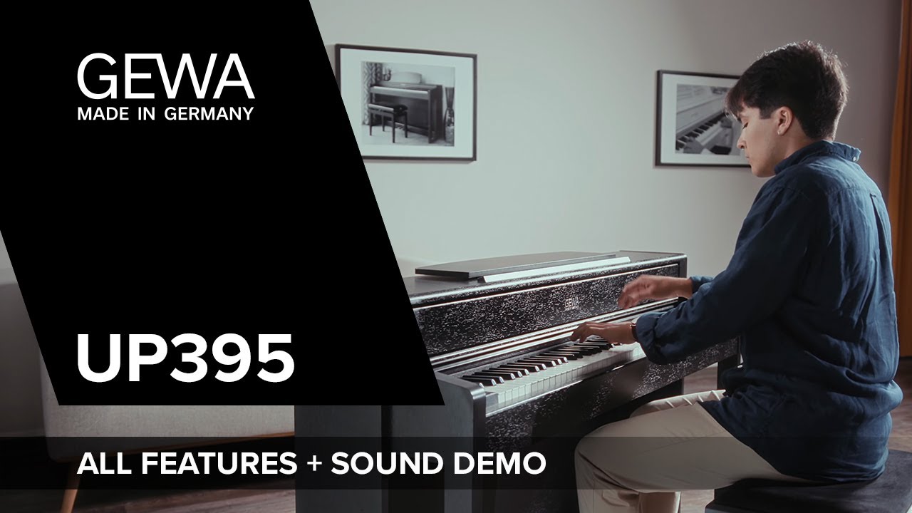 FEATURES 🎹 🇬🇧 GEWA UP395 Digital Piano with Lucas Toft