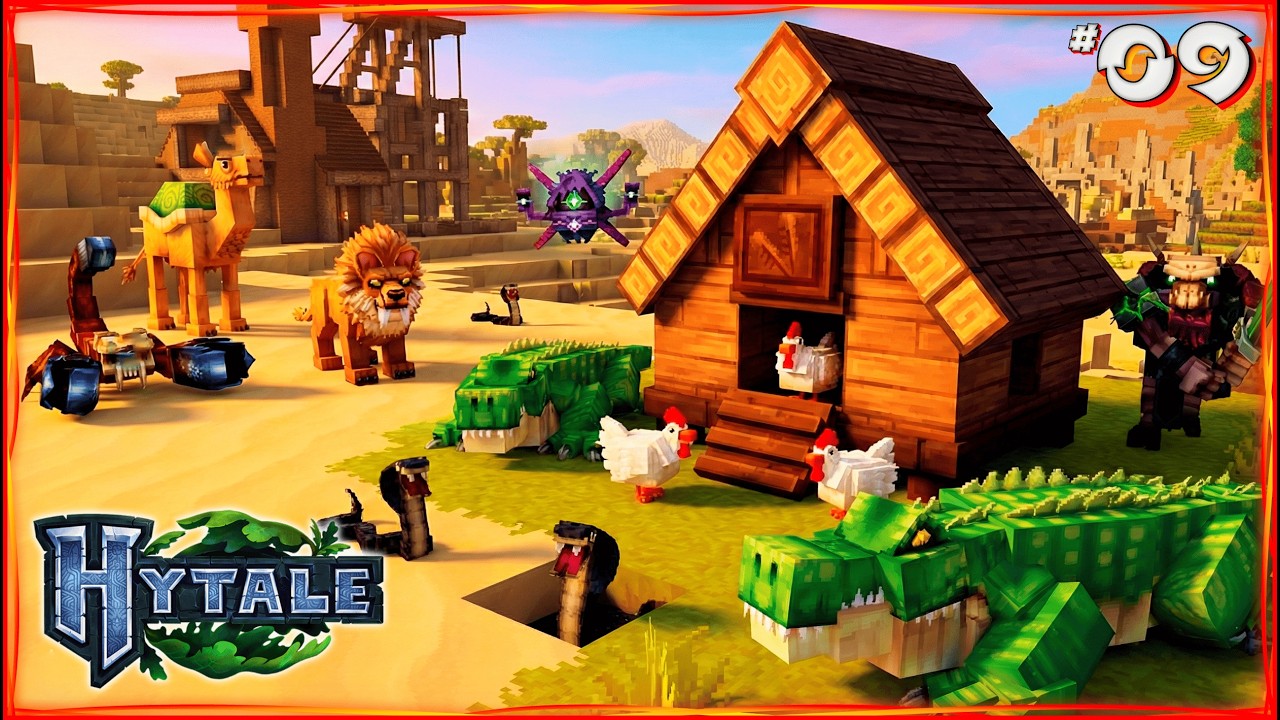 ENTRE JACARÉ COBRA PRETA E UM MONSTRO APELÃO NO DESERTO - HYTALE - #009