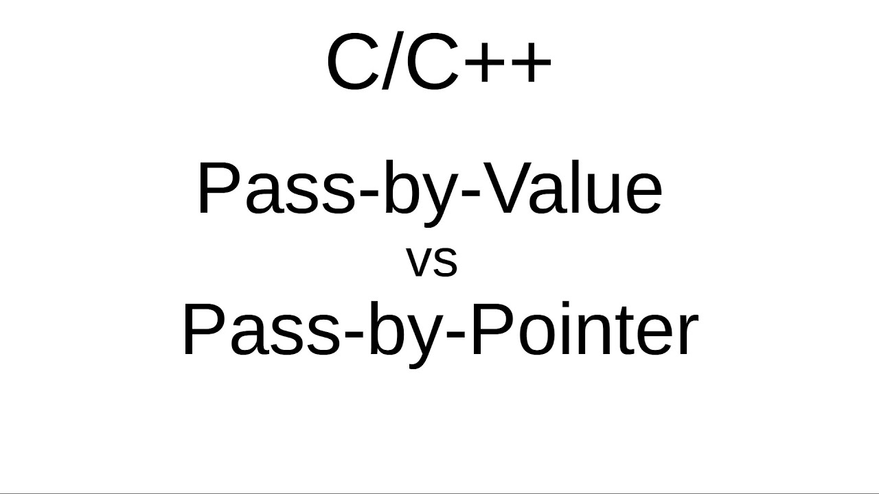 C/C++: передача по значению или передача по указателю