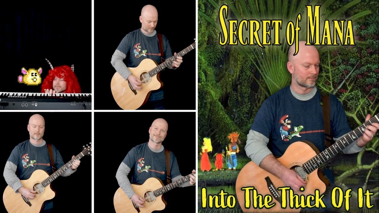 Secret of Mana - Into The Thick Of It {Acoustic Guitar & Keyboards}