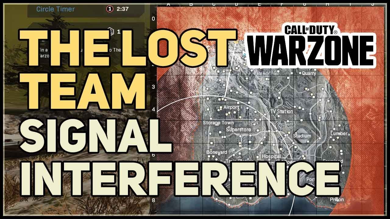 Signal interference prevents locating the missing operator The Lost Team Call of Duty Warzone