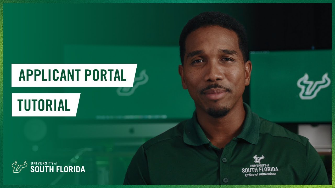 Applicant Portal Tutorial | University of South Florida