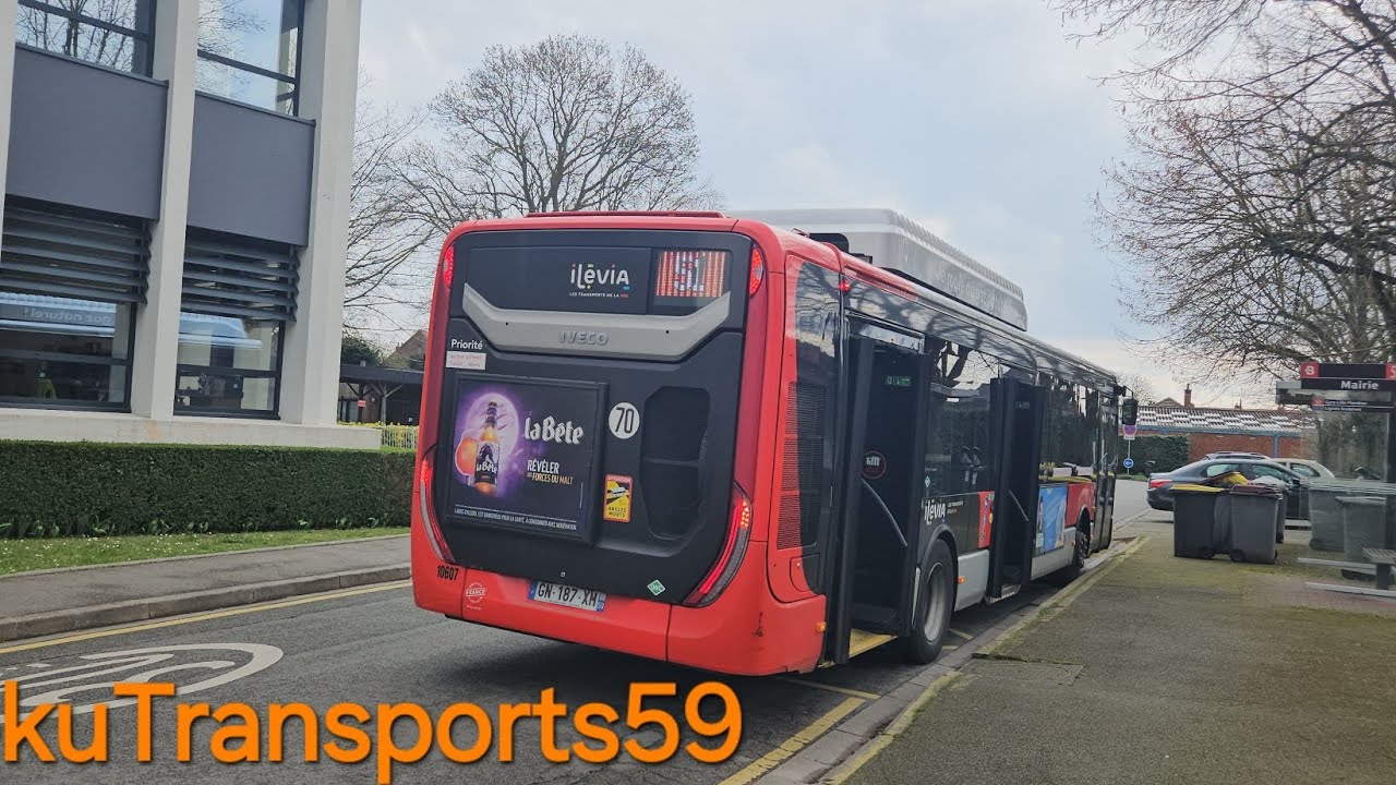 ( BUS) Ligne 51 entre Mont Garin et Verlinghem Mairie avec l'Urbanway Cursor 9 n°10607