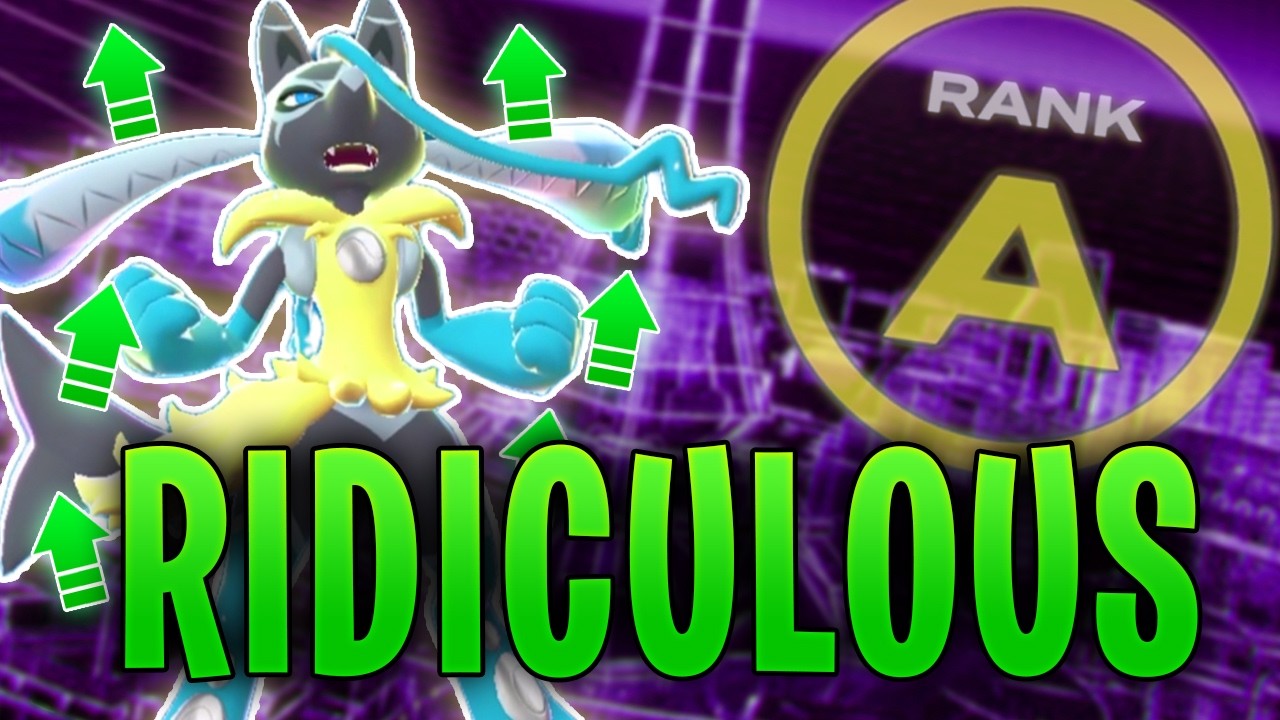Мега Лукарио Z *просто невероятен* в рейтинговых играх Legends ZA!!