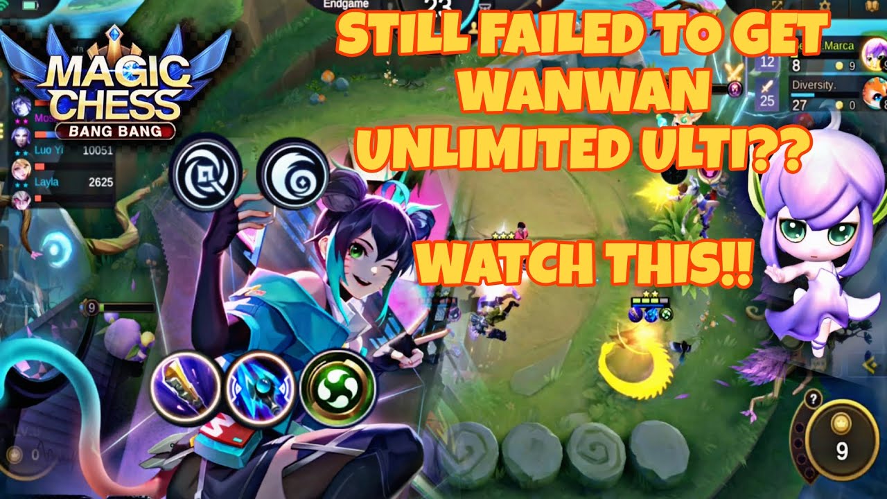 WANWAN UNLIMITED ULTI WITH MANA BANDIT & MYSTIC FUSION | FULL TUTORIAL & DETAILS GUIDE MAGIC CHESS