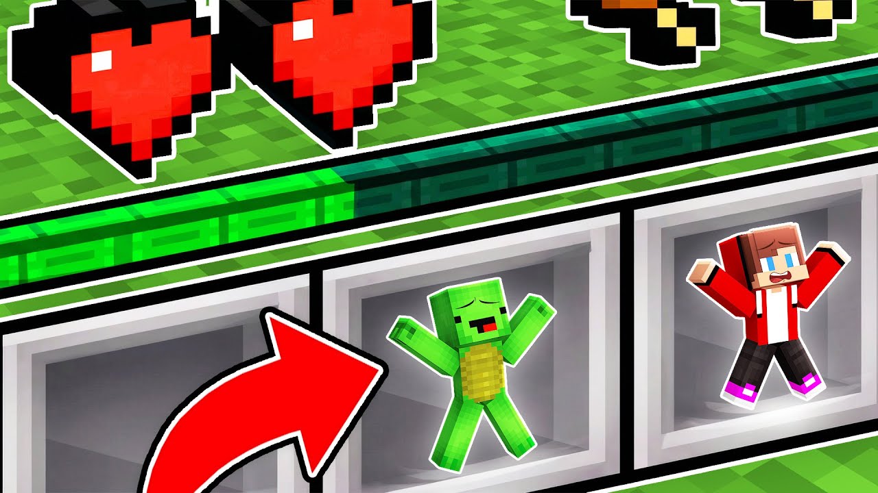 Mikey and JJ Hide inside Inventory in Minecraft (Maizen)
