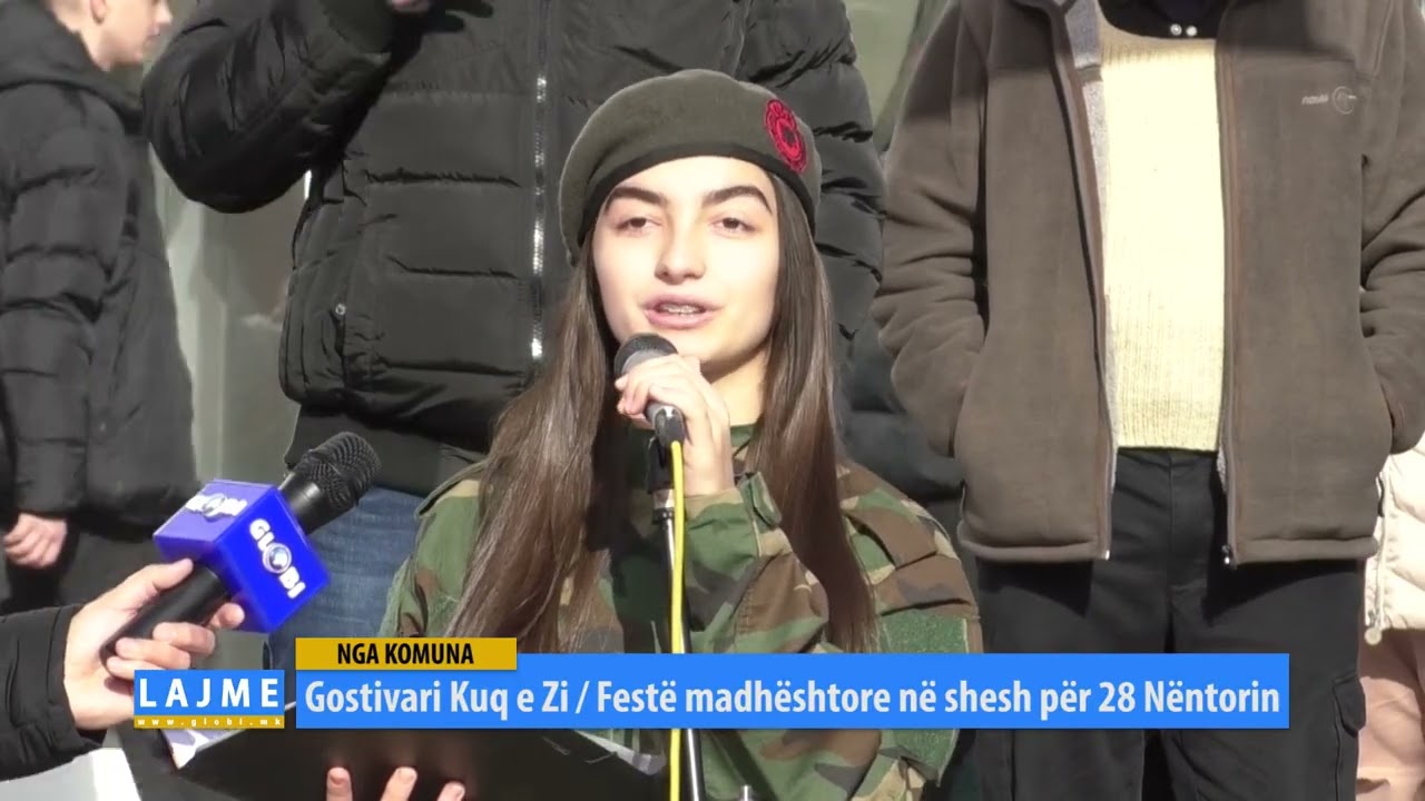 Gostivari Kuq e Zi / Festë madhështore në shesh për 28 Nëntorin