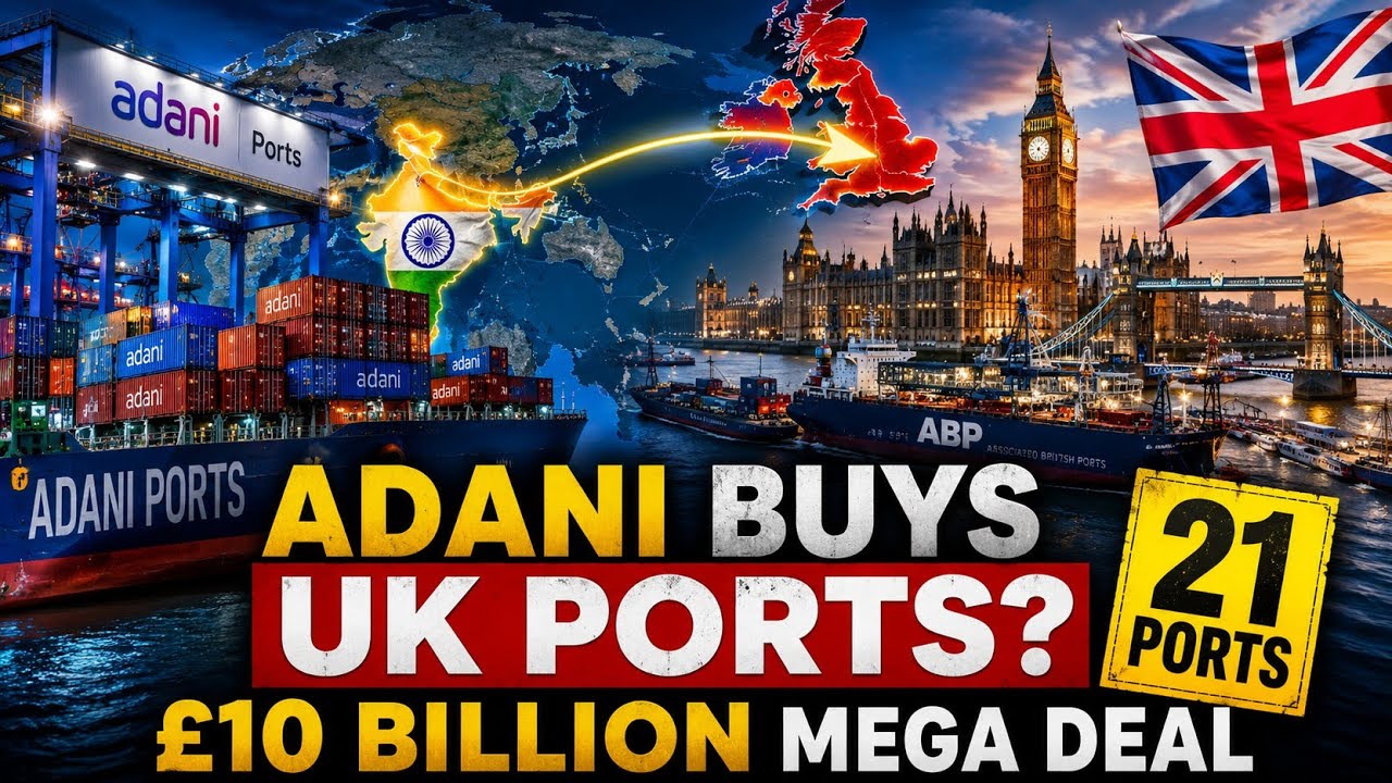 Adani Is Buying Britain's Biggest Ports? ₹1.3 Lakh Crore Mega Deal Explained!
