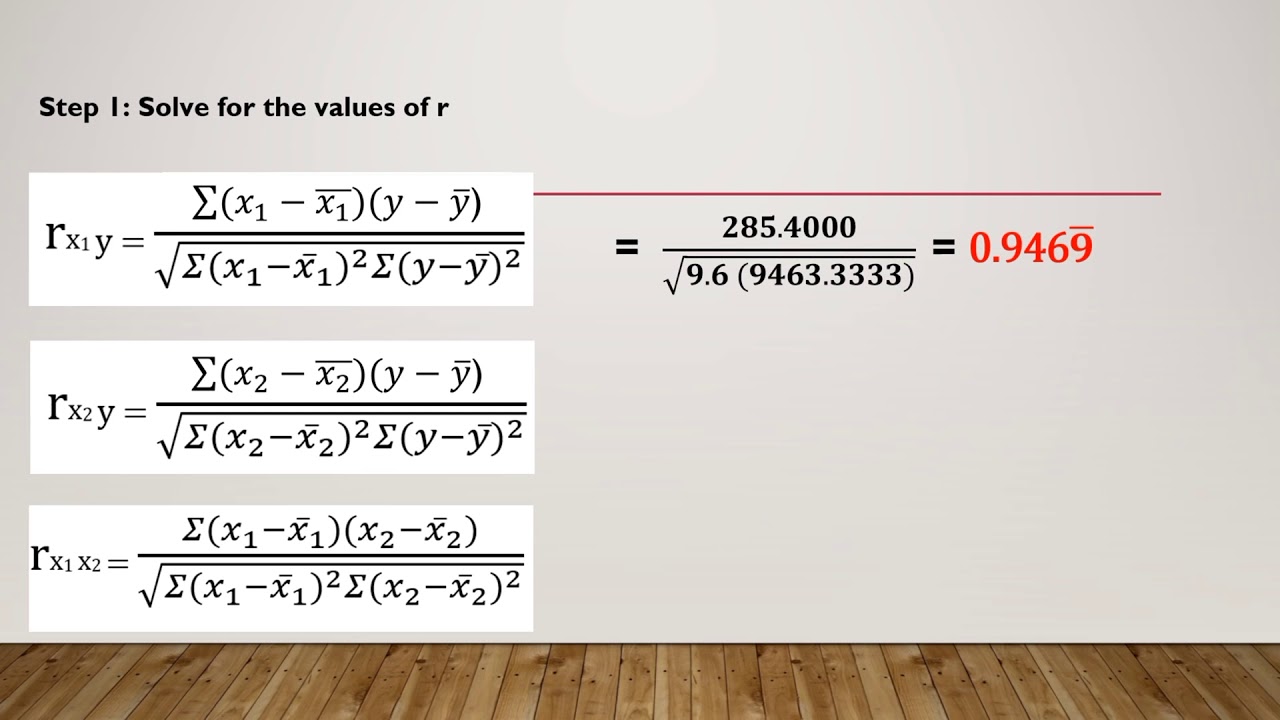 STAT2: Multiple Correlation & Multiple Regression