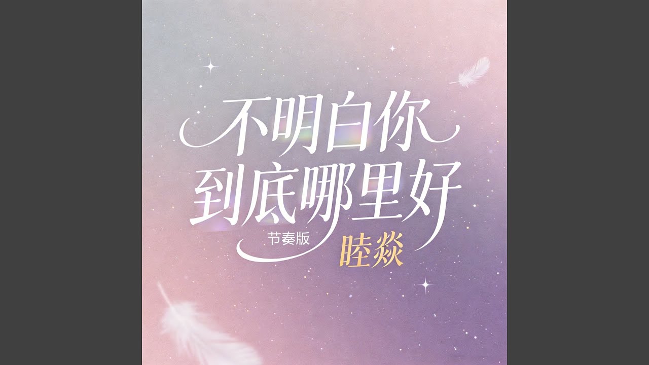 不明白你到底哪里好 (节奏版)