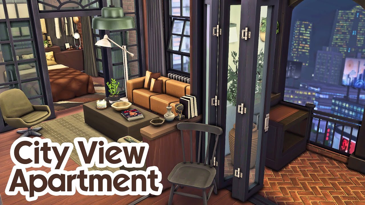 Городская квартира с балконом | The Sims 4 Быстрая сборка
