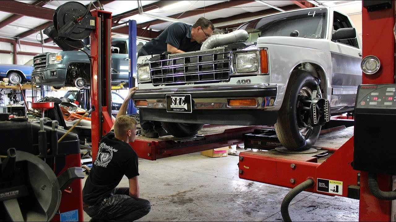 Street Racing Channel's S10 Racing Alignment at Lucore Automotive