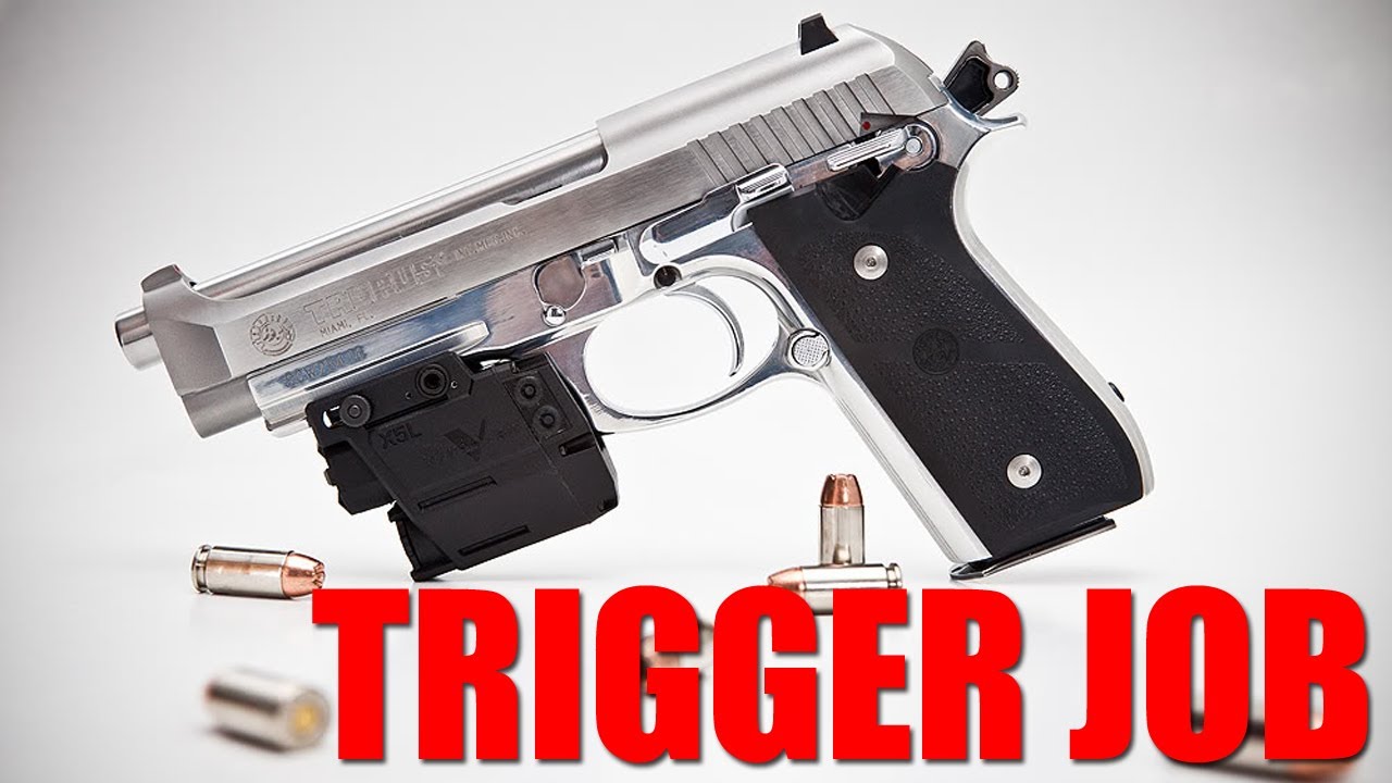 Taurus PT100 / PT92 Trigger Job And Beretta D Spring Install - Beretta 92FS 96FS