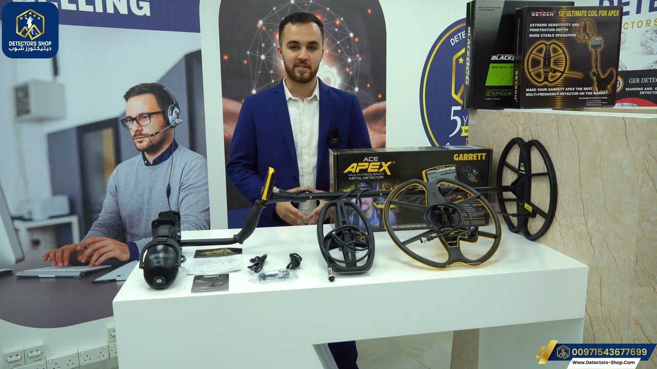 Garrett ACE Apex | Multi Frequency Metal Detector | The device for detecting raw gold and treasures