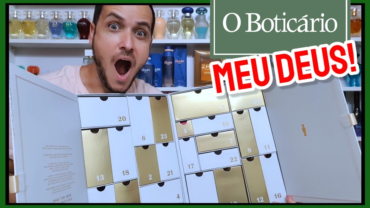 CALENDARIO DO ADVENTO o @o Boticário  O QUE VEM? VALE A PENA?