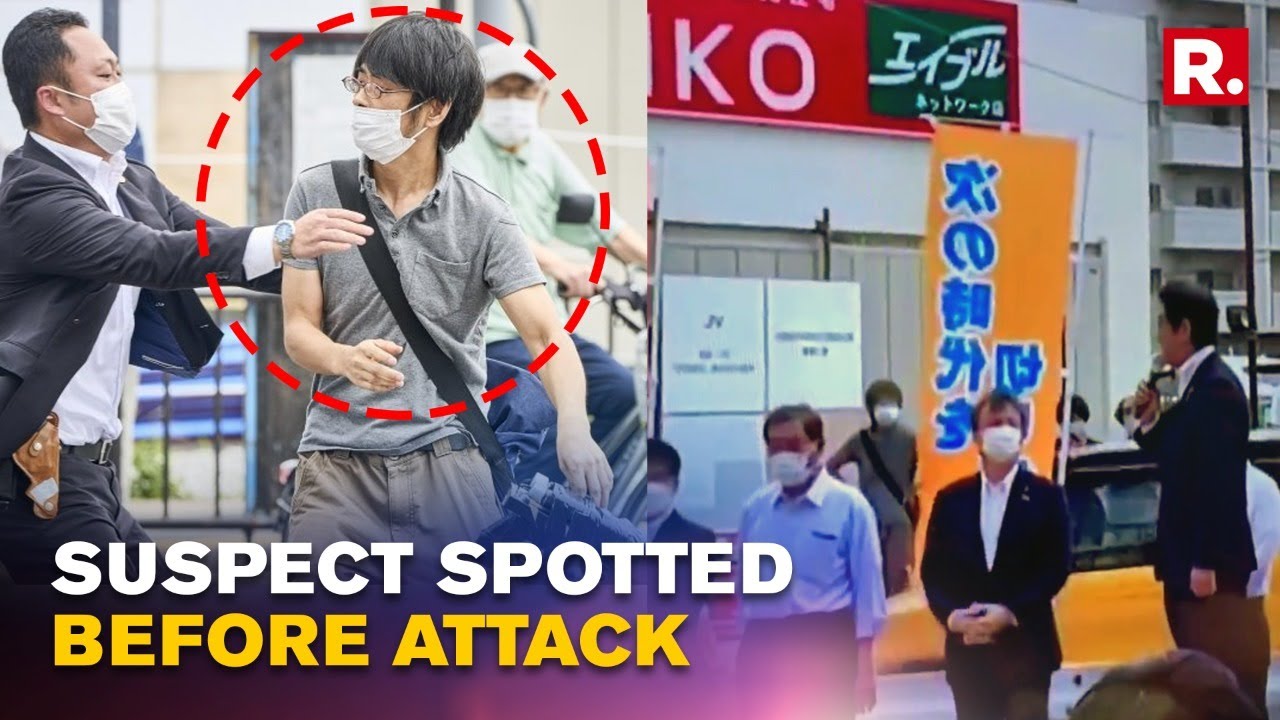 Moments Before Attack On Japan Ex-PM Shinzo Abe On Tape; Suspect Seen Waiting Before Shooting Abe
