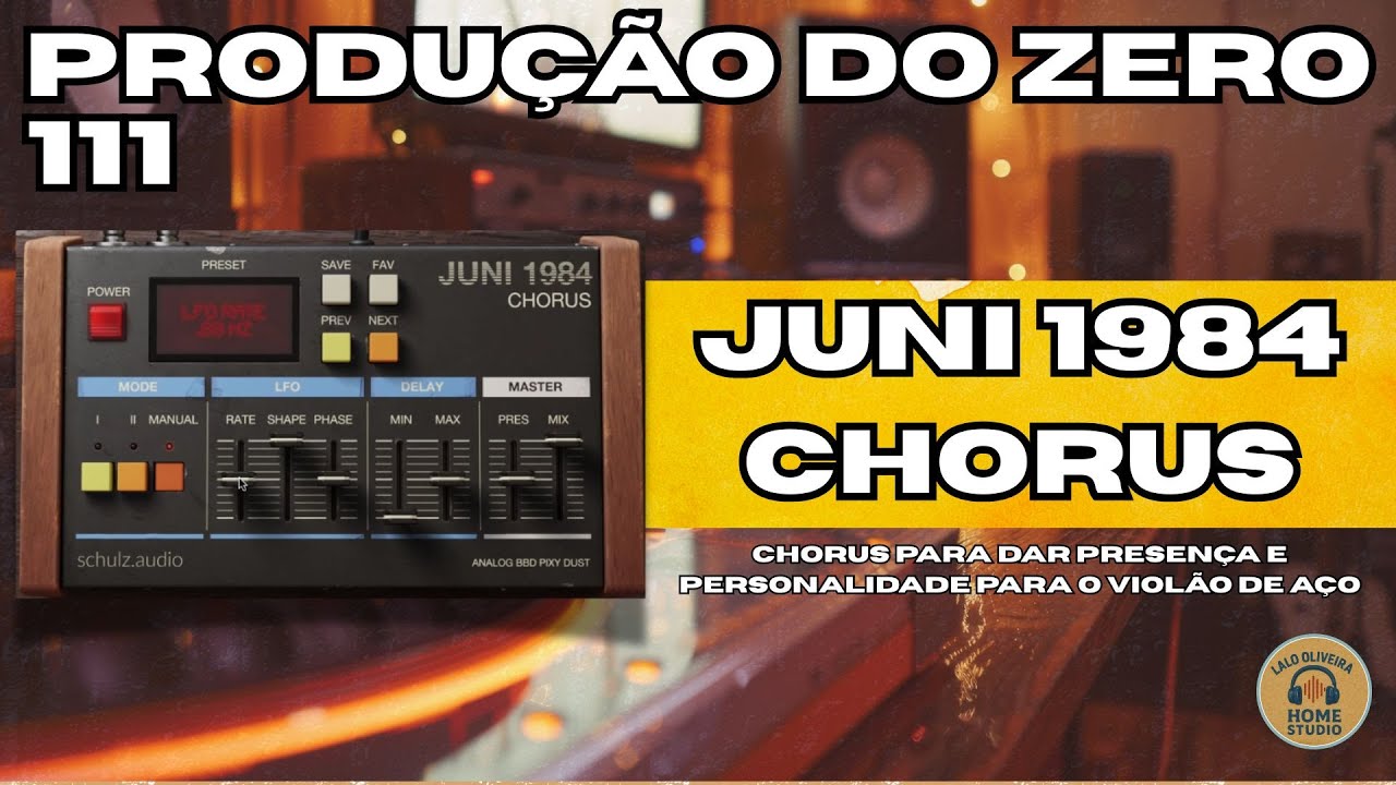 EP 111 - JUNI 1984 CHORUS | Chorus para dar presença e personalidade para o violão de aço