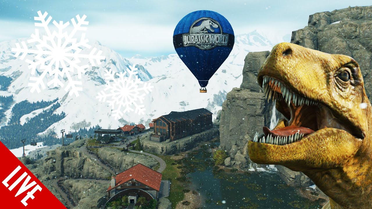 🔲 MESOZOIC MOUNTAIN: Triassic Trails | Jurassic World Evolution 3 LIVE