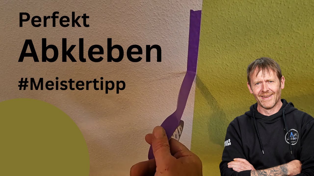 Perfekt abkleben mit Klebeband - M&ouml;bel, Fenster & W&auml;nde #Meistertipp